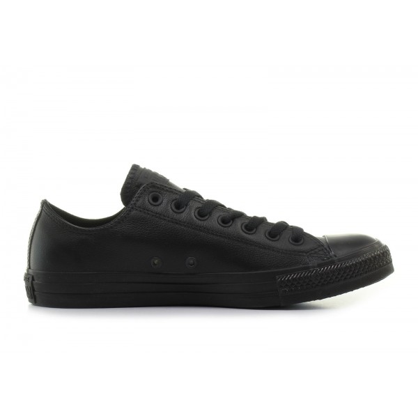 Tenis Converse Chuck Taylor All Star OX BLACK MONO LEATHER - 135253C Tenis Converse Chuck Taylor All Star OX BLACK MONO LEATHER - 135253C
