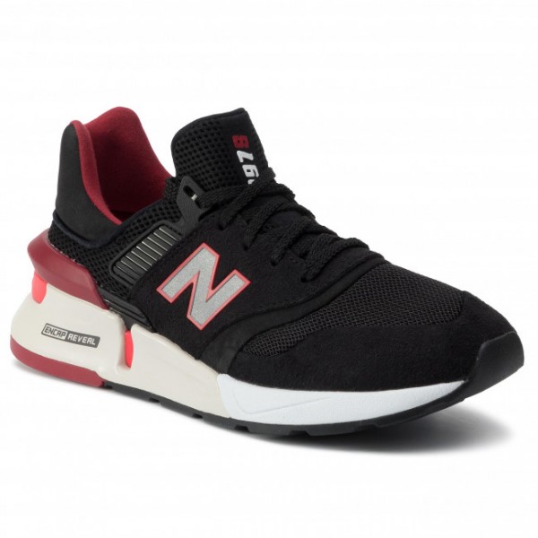 Pantofi sport-style NEW BALANCE BLACK - RED MS997RD