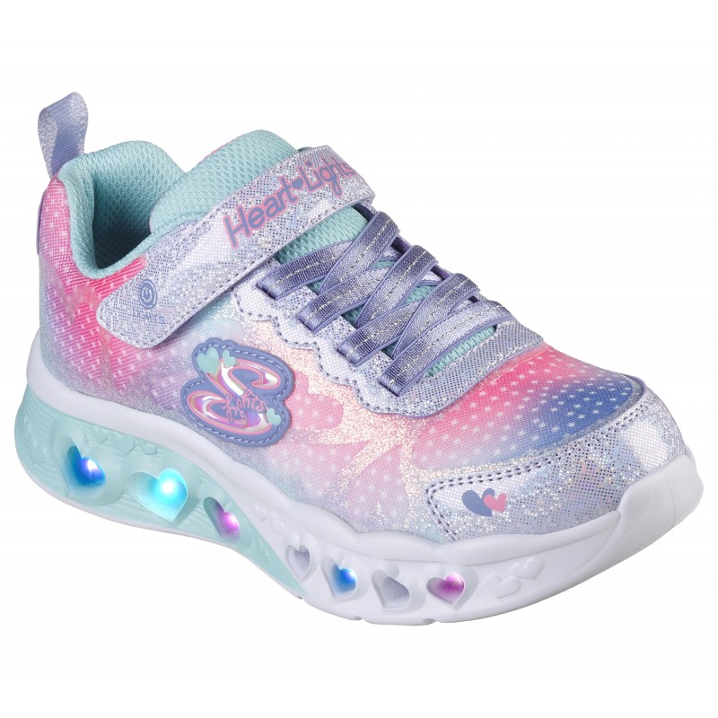 Pantofi sport-style cu lumini SKECHERS FLUTTER HEART LIGHTS 302315L LVMT
