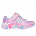 Pantofi sport-style cu lumini SKECHERS ETERNAL HEART LIGHTS 302696L LPMT