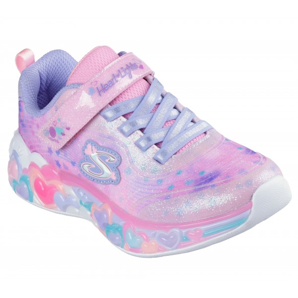 Pantofi sport-style cu lumini SKECHERS ETERNAL HEART LIGHTS 302696L LPMT