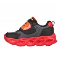 Pantofi sport-style cu lumini  SKECHERS THERMO-FLASH - FLAME 400104N BKRD