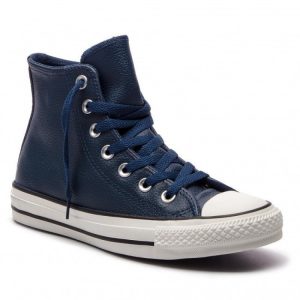 Converse, Tenisi mid-high de piele Chuck Taylor All Star